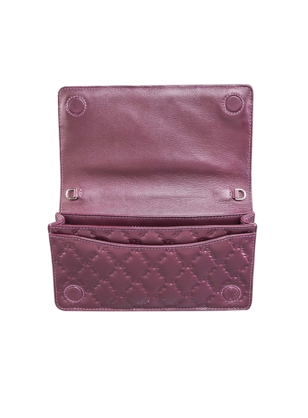 bolsa clucth belmont victor hugo vh elos couro burgundy