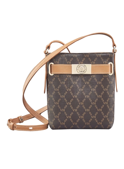 bolsa alba mini belmont victor hugo vh elos canvas coffee cuoio