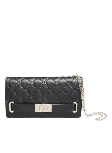 bolsa clucth belmont victor hugo vh elos couro black