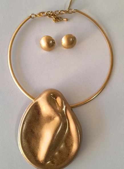 conjunto colar e brinco essence