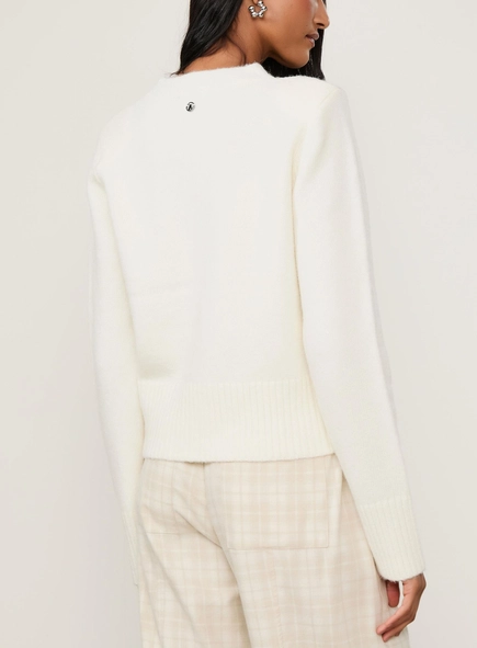 blusa tricot com ombreiras animale jeans