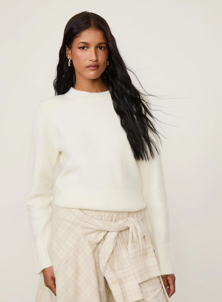 blusa tricot com ombreiras animale jeans
