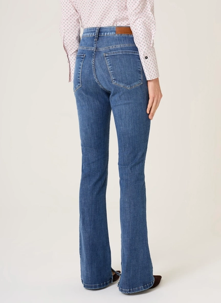 calça jeans marcela bootcut dudalina