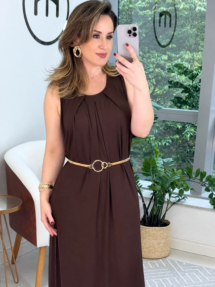 vestido midi cecilia dudalina