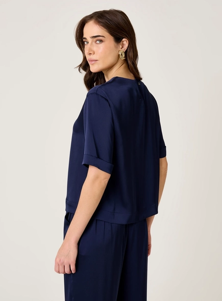 blusa toque de seda jackie dudalina