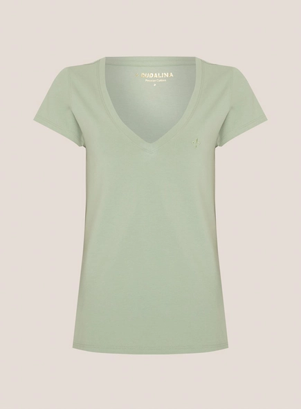 blusa decote v mc alg peruano dudalina