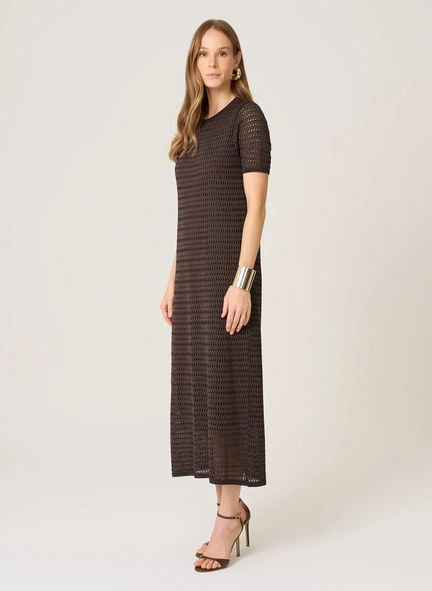 vestido midi tricot monica dudalina