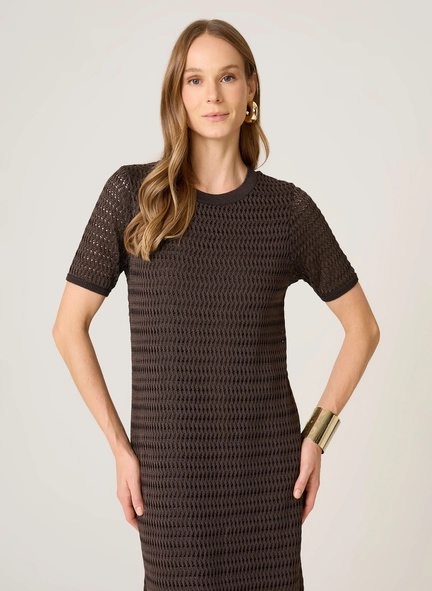 vestido midi tricot monica dudalina