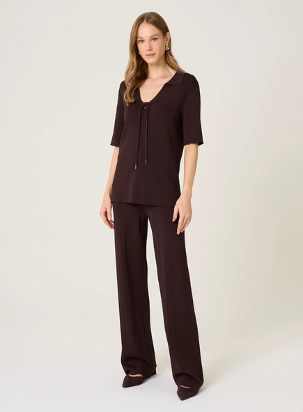 calça tricot louise dudalina