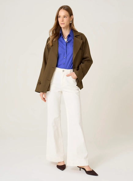 camisa ml ampla lisa dudalina