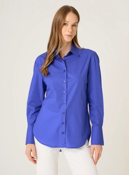 camisa ml ampla lisa dudalina