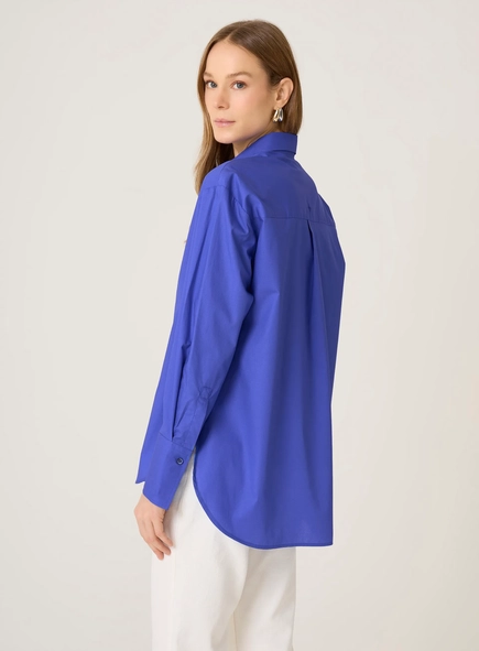 camisa ml ampla lisa dudalina