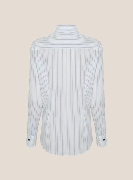 camisa ml slim ft listrado dudalina