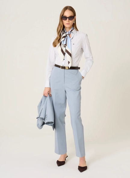 camisa ml slim ft listrado dudalina