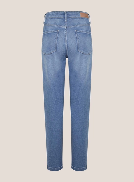 calça jeans aurora mom dudalina