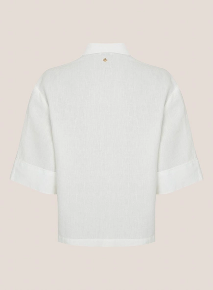 camisa mc linho color dudalina