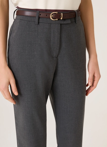 calça slim cinto edna dudalina