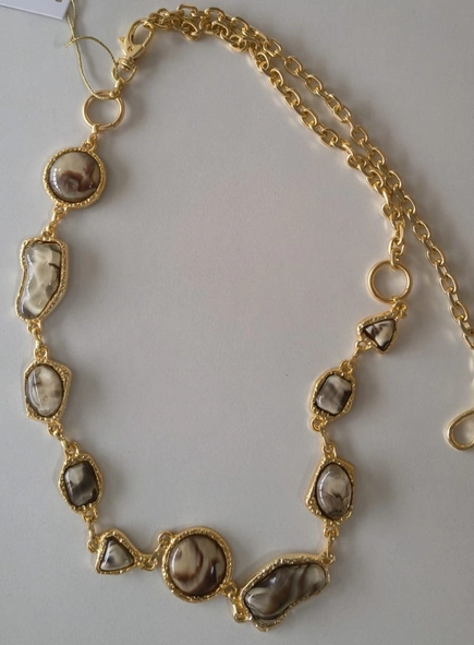 cinto corrente resin stones light
