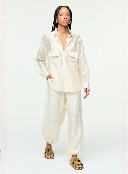 camisa ml jacquard animale jeans