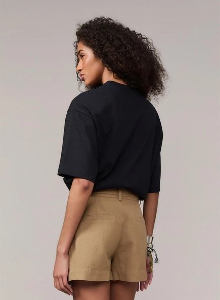 short com cinto animale jeans