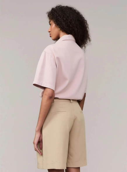 short alfaiataria marieta animale jeans
