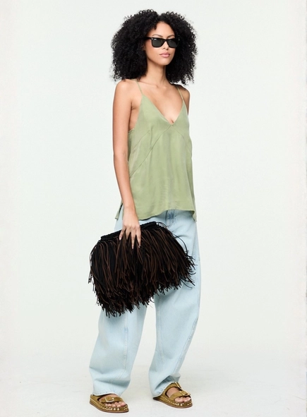 regata alça cupro animale jeans