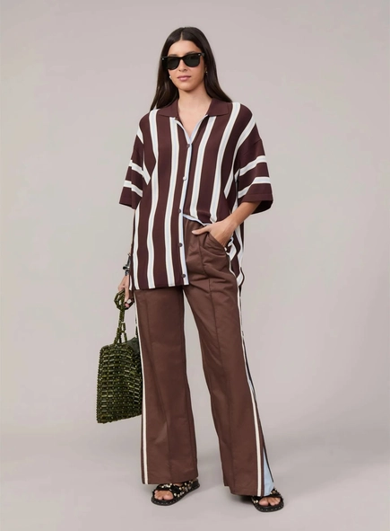 camisa tricot listrada animale jeans
