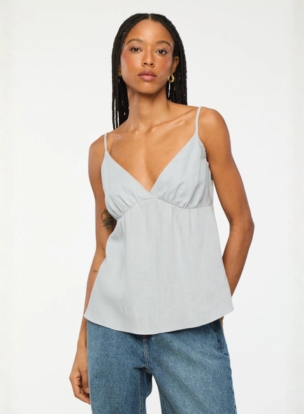 top linho millie animale jeans