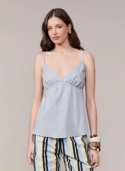 top linho millie animale jeans