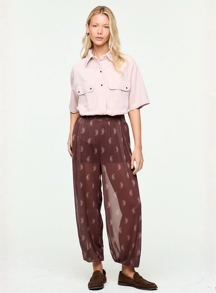 calça tule balloon animale jeans