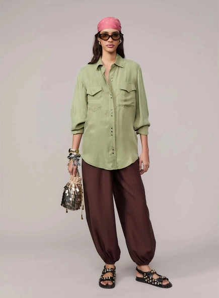 camisa ml cupro animale jeans