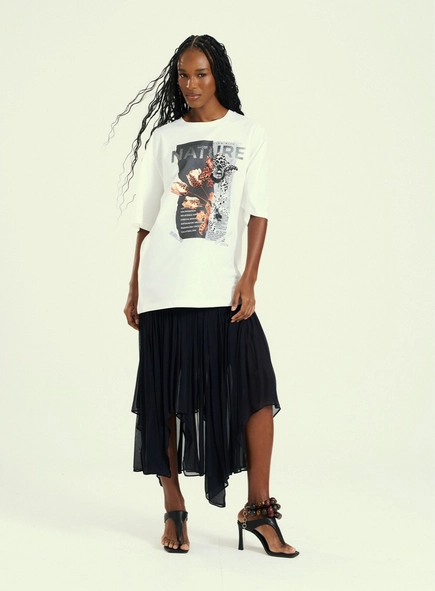 camiseta oversized nature open