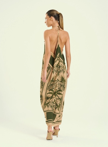 vestido midi tropical open