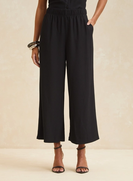 calça pantacourt fluída forum
