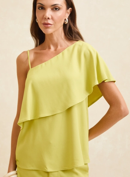 blusa assimétrica camadas forum