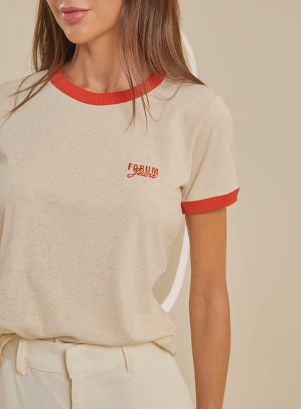 camiseta malha natural linho premium forum