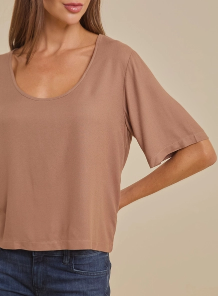 blusa decote u visco forum