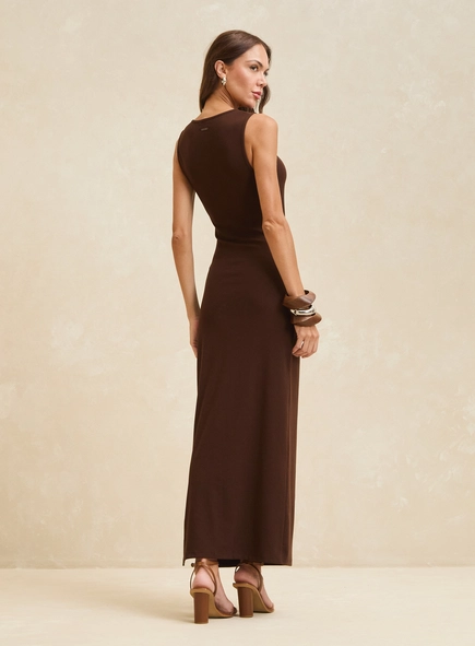 vestido midi recorte sense prime forum