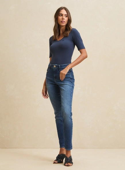 blusa decote v cotton forum