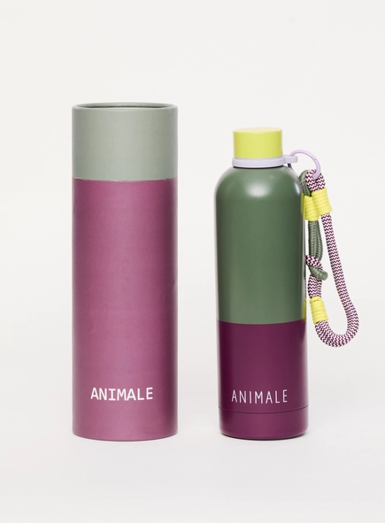 garrafa color block animale