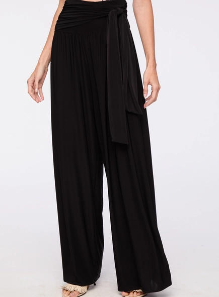 calça pantalona jersey amarração animale