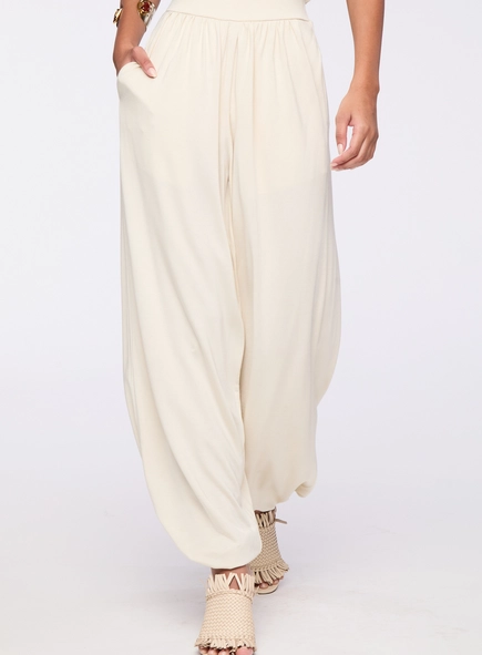 calça harem lateral deslocada animale