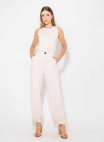 calça amarração malha crepe borda barroca
