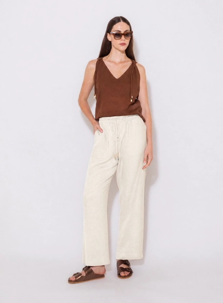 calça bolso cambraia borda barroca