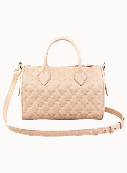 bolsa victor hugo siena vh elos couro blush nude