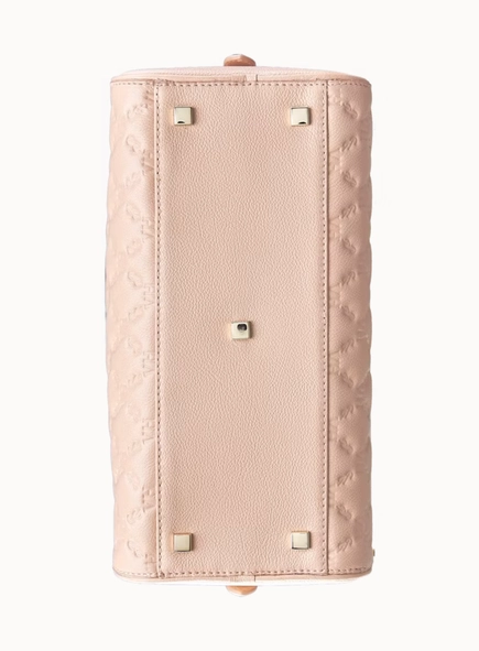 bolsa victor hugo siena vh elos couro blush nude