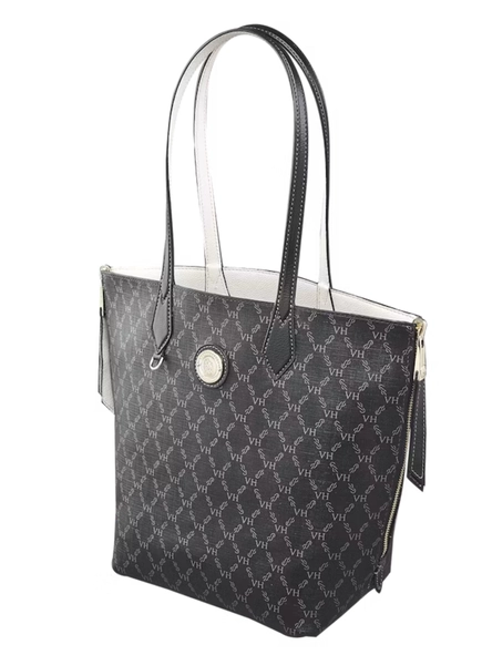 bolsa victor hugo tote double face canvas nbch