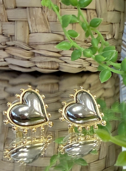 brinco style heart mix banhos